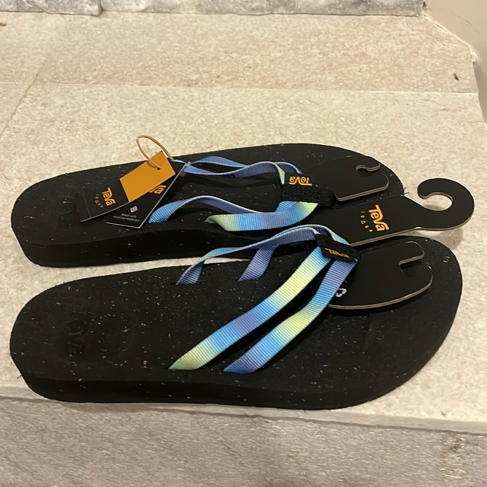 Teva Black and Blue Sandals
